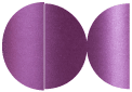 Purple Silk Round Gate Fold Invitation Style D (5 3/4 Diameter)