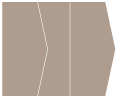 Pyro Brown Gate Fold Invitation Style E (5 1/8 x 7 1/8) - 10/Pk