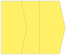 Factory Yellow Gate Fold Invitation Style E (5 1/8 x 7 1/8) 10/Pk