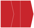 Red Pepper Gate Fold Invitation Style E (5 1/8 x 7 1/8)