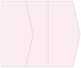 Pink Feather Gate Fold Invitation Style E (5 1/8 x 7 1/8)