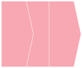 Coral Gate Fold Invitation Style E (5 1/8 x 7 1/8)