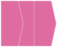 Raspberry Gate Fold Invitation Style E (5 1/8 x 7 1/8)