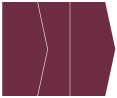 Wine Gate Fold Invitation Style E (5 1/8 x 7 1/8) - 10/Pk