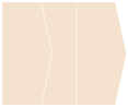 Latte Gate Fold Invitation Style E (5 1/8 x 7 1/8)