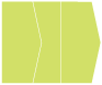 Citrus Green Gate Fold Invitation Style E (5 1/8 x 7 1/8) 10/Pk
