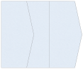Blue Feather Gate Fold Invitation Style E (5 1/8 x 7 1/8)