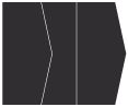 Black Gate Fold Invitation Style E (5 1/8 x 7 1/8)