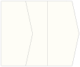 White Gold Gate Fold Invitation Style E (5 1/8 x 7 1/8)