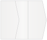 Pearlized White Gate Fold Invitation Style E (5 1/8 x 7 1/8) 10/Pk
