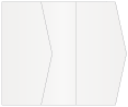 Pearlized White Gate Fold Invitation Style E (5 1/8 x 7 1/8)