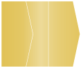 Gold Gate Fold Invitation Style E (5 1/8 x 7 1/8)