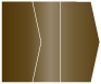 Bronze Gate Fold Invitation Style E (5 1/8 x 7 1/8) 10/Pk