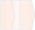 Coral metallic Gate Fold Invitation Style E (5 1/8 x 7 1/8)