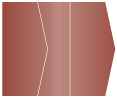 Red Satin Gate Fold Invitation Style E (5 1/8 x 7 1/8)