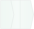 Metallic Aquamarine Gate Fold Invitation Style E (5 1/8 x 7 1/8) - 10/Pk