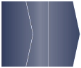 Blue Satin Gate Fold Invitation Style E (5 1/8 x 7 1/8)