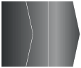 Onyx Gate Fold Invitation Style E (5 1/8 x 7 1/8) - 10/Pk