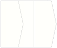 White Pearl Gate Fold Invitation Style E (5 1/8 x 7 1/8) - 10/Pk