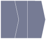 Cobalt Gate Fold Invitation Style E (5 1/8 x 7 1/8) 10/Pk