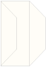 Crest Natural White Gate Fold Invitation Style F (3 7/8 x 9) 10/Pk