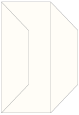 Crest Natural White Gate Fold Invitation Style F (3 7/8 x 9) - 10/Pk