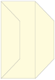 Crest Baronial Ivory Gate Fold Invitation Style F (3 7/8 x 9) - 10/Pk