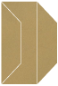 Natural Kraft Gate Fold Invitation Style F (3 7/8 x 9) 10/Pk