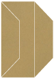 Natural Kraft Gate Fold Invitation Style F (3 7/8 x 9) - 10/Pk