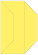 Factory Yellow Gate Fold Invitation Style F (3 7/8 x 9) - 10/Pk