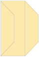 Peach Gate Fold Invitation Style F (3 7/8 x 9)