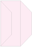 Pink Feather Gate Fold Invitation Style F (3 7/8 x 9) 10/Pk