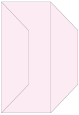 Pink Feather Gate Fold Invitation Style F (3 7/8 x 9) - 10/Pk