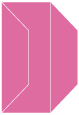 Raspberry Gate Fold Invitation Style F (3 7/8 x 9) - 10/Pk