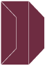 Wine Gate Fold Invitation Style F (3 7/8 x 9) 10/Pk