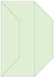 Green Tea Gate Fold Invitation Style F (3 7/8 x 9)