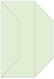 Green Tea Gate Fold Invitation Style F (3 7/8 x 9) - 10/Pk