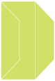 Citrus Green Gate Fold Invitation Style F (3 7/8 x 9)