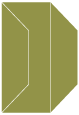 Olive Gate Fold Invitation Style F (3 7/8 x 9)