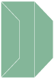 Bermuda Gate Fold Invitation Style F (3 7/8 x 9) - 10/Pk