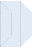 Blue Feather Gate Fold Invitation Style F (3 7/8 x 9) 10/Pk