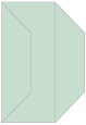 Tiffany Blue Gate Fold Invitation Style F (3 7/8 x 9) - 10/Pk