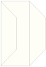 White Gold Gate Fold Invitation Style F (3 7/8 x 9) 10/Pk