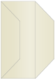 Champagne Gate Fold Invitation Style F (3 7/8 x 9) - 10/Pk