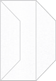 Metallic Snow Gate Fold Invitation Style F (3 7/8 x 9)