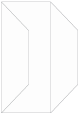 Crystal Gate Fold Invitation Style F (3 7/8 x 9) - 10/Pk