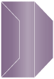Metallic Purple Gate Fold Invitation Style F (3 7/8 x 9) - 10/Pk