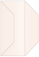Coral metallic Gate Fold Invitation Style F (3 7/8 x 9)