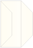 Natural White Pearl Gate Fold Invitation Style F (3 7/8 x 9) 10/Pk