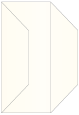 Natural White Pearl Gate Fold Invitation Style F (3 7/8 x 9)